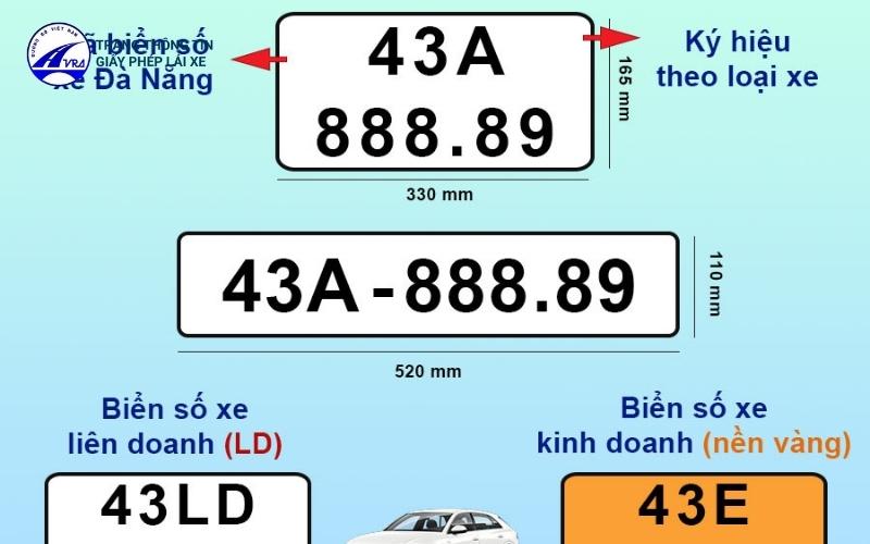 Biển số xe ô tô tại TP Đà Nẵng