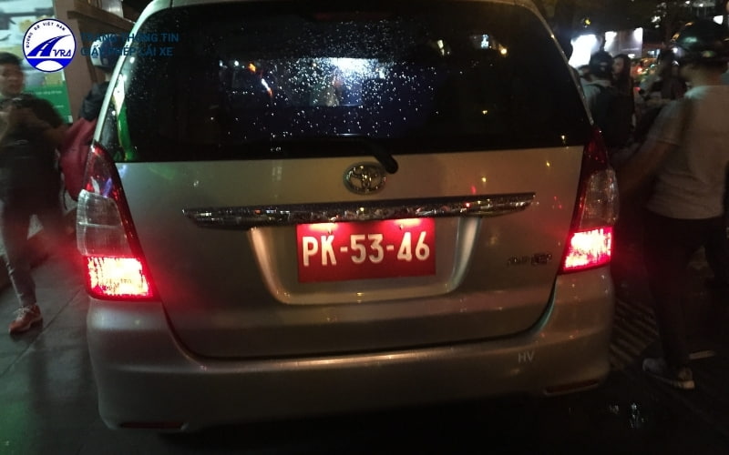 Biển số xe màu đỏ được ưu tiên trong trường hợp đặc biệt