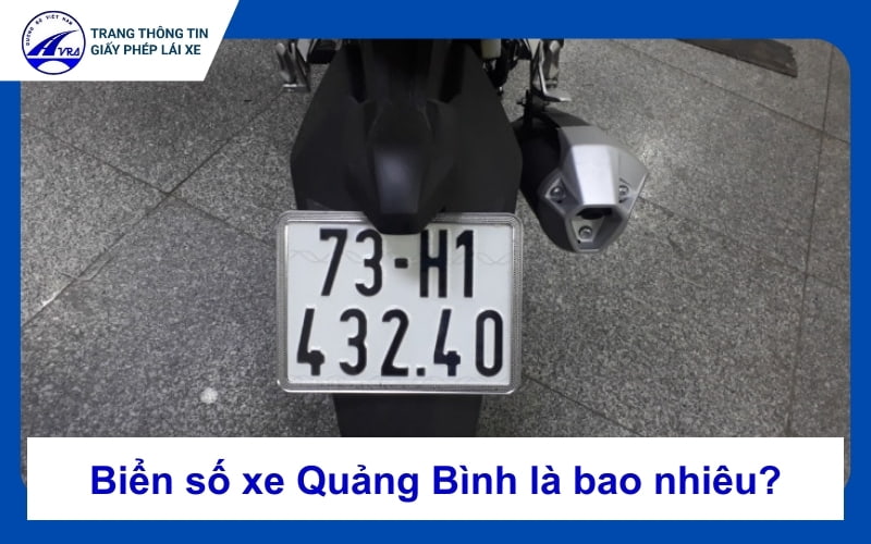 Biển số xe Quảng Bình là bao nhiêu? Ký hiệu từng khu vực 1 Biển số xe Quảng Bình