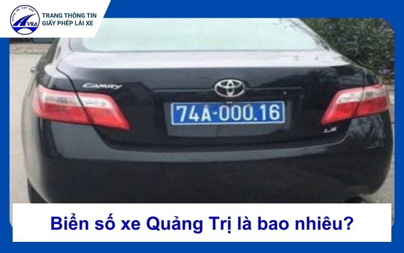 Biển số xe Quảng Trị theo từng khu vực trên địa bàn tỉnh 1 Biển số xe Quảng Trị