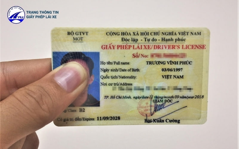 Mất bằng lái xe B2 có thể đăng ký xin cấp lại