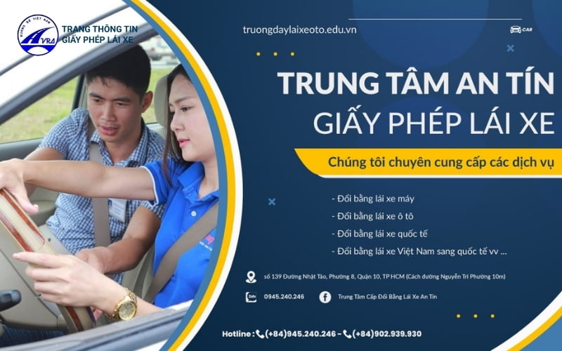 Trung tâm bằng lái xe An Tín uy tín chất lượng