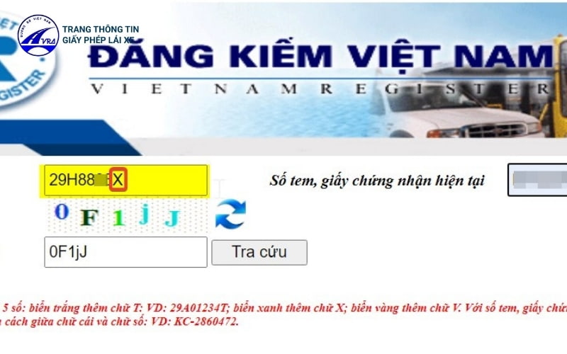 Hướng dẫn tra cứu biển số xe online