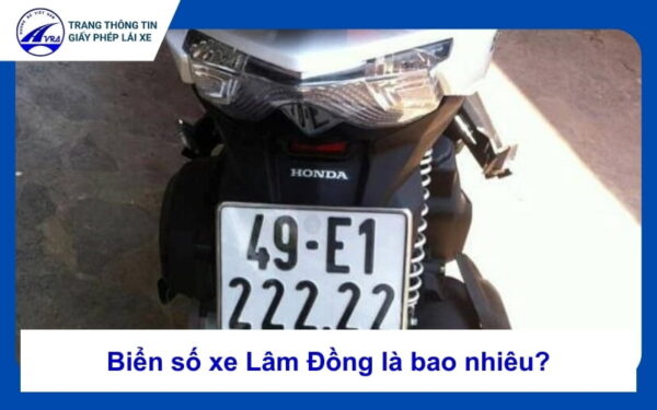 Biển số xe Lâm Đồng