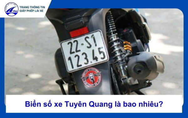 Biển số xe tại Tuyên Quang