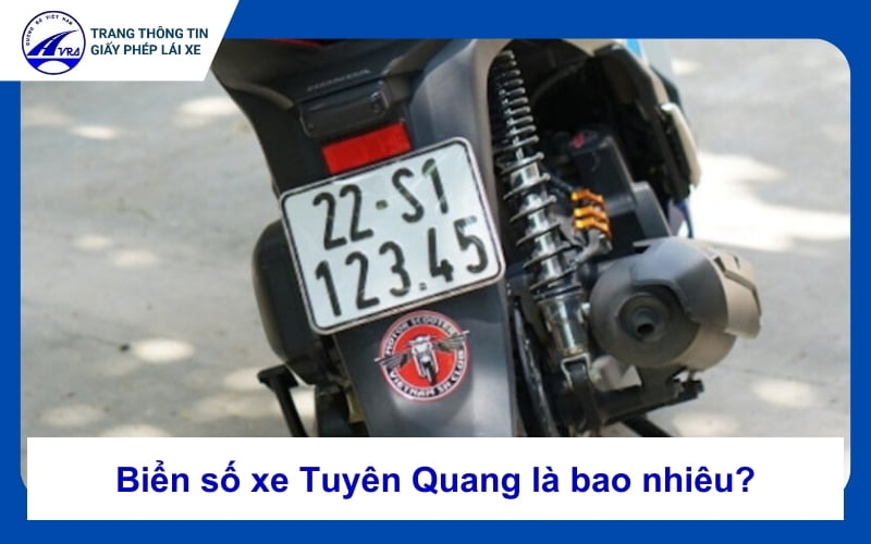 Biển số xe tại Tuyên Quang