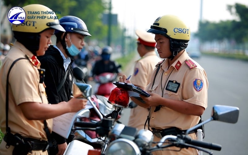 Mức phạt khi lái xe không bằng lái từ 3 đến 4 triệu đồng