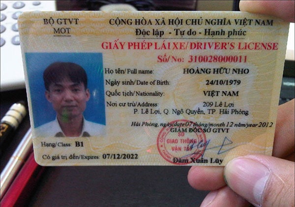 Bằng lái xe ôtô hạng B1