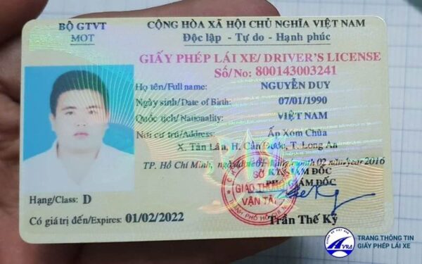 Bằng lái xe hạng D
