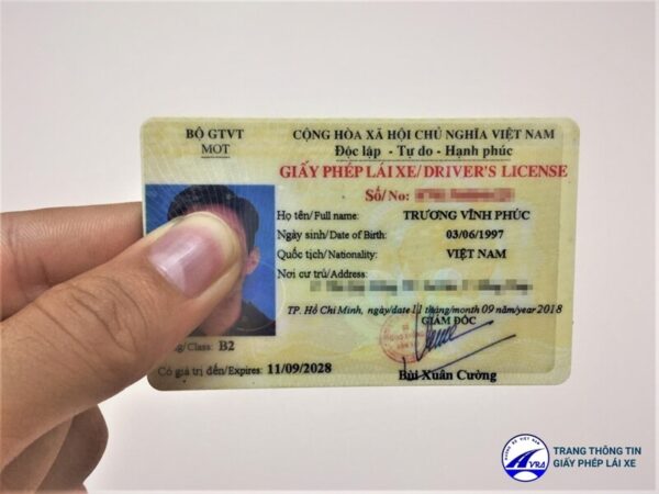 Bằng lái xe ôtô hạng B2