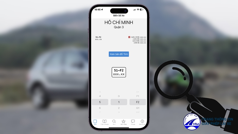 Tra cứu thông tin biển số xe