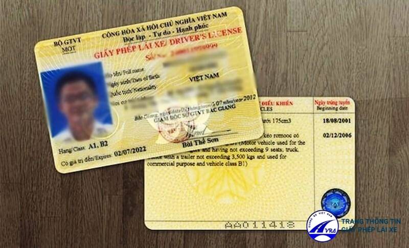 số loại giấy phép lái xe tăng lên 15 tăng 2 hạng so với luật hiện hành