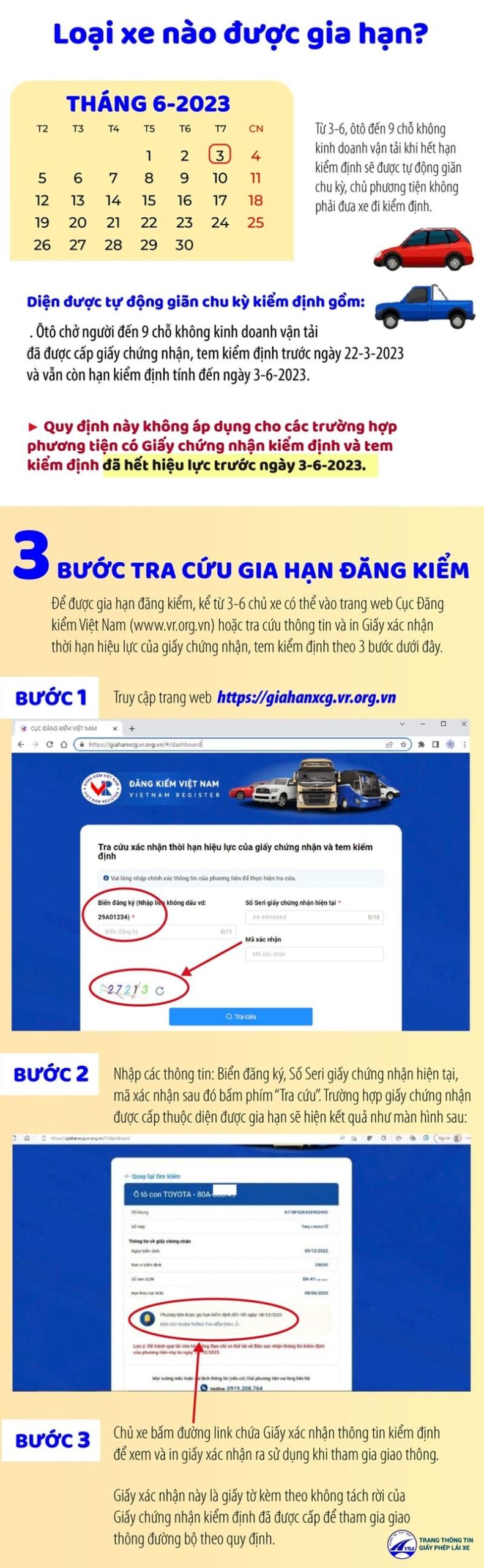 Gia hạn đăng kiểm xe ô tô
