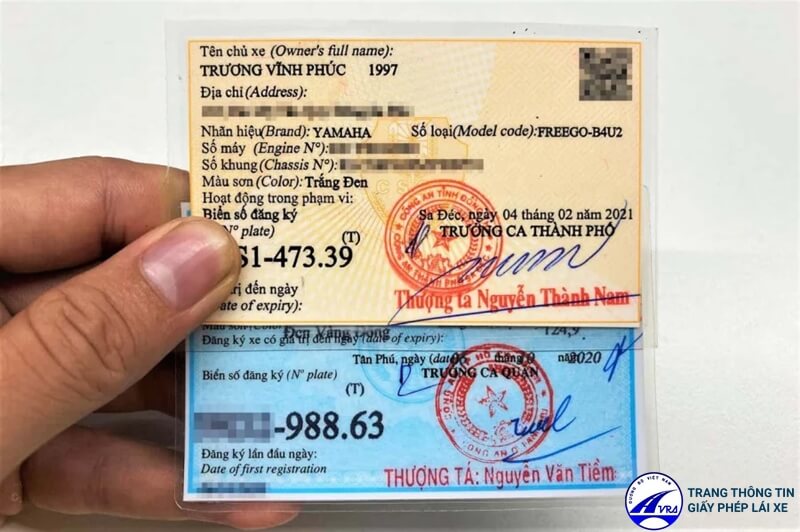 Không đổi giấy đăng ký xe