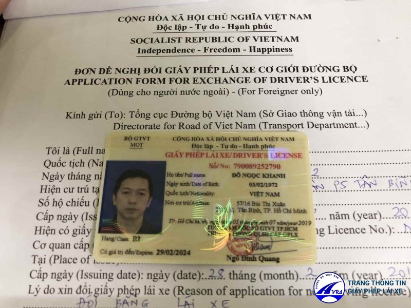 Giấy phép lái xe bị quá hạn từ 3 tháng trở lên