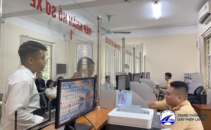 Hướng dẫn đăng ký cấp biển số định danh trực tiếp