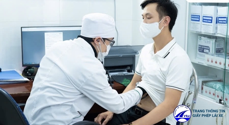 Quy trình khám sức khỏe bằng lái xe B2