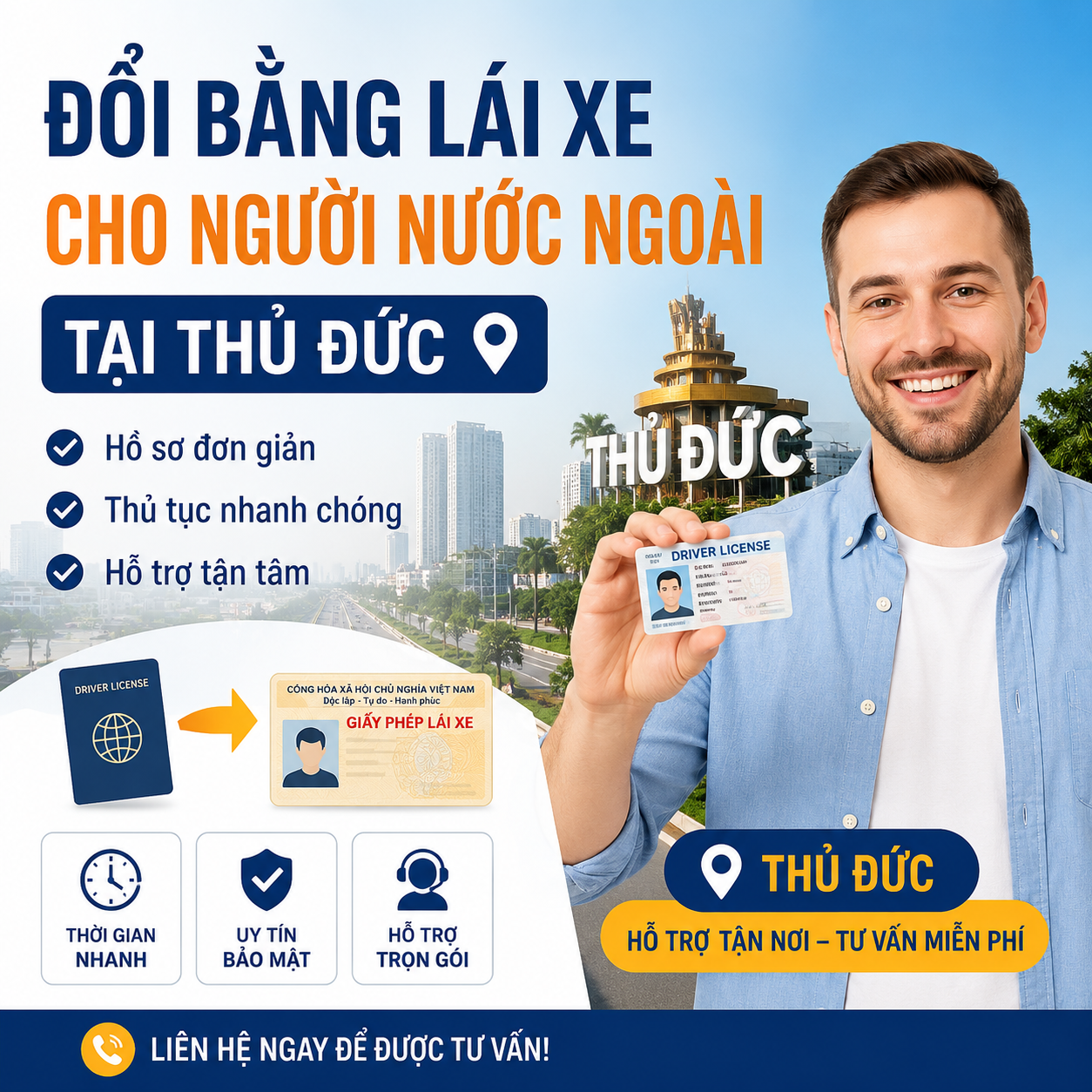 Đổi Bằng Lái Xe Cho Người Nước Ngoài Tại Thủ Đức | An Tín 2026 1