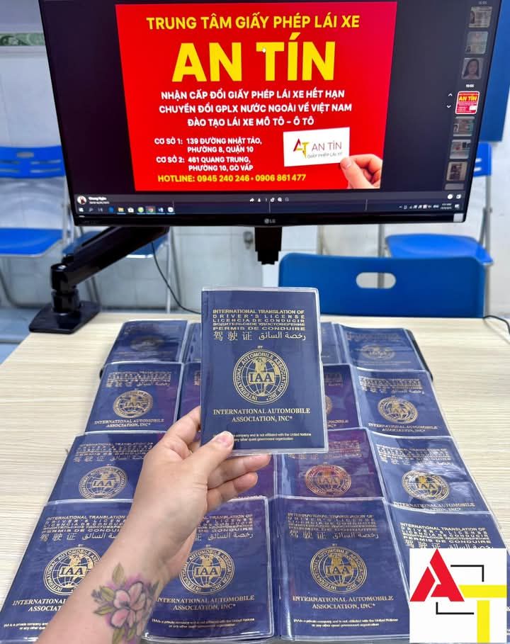 dịch vụ đổi bằng lái xe quốc tế iaa 