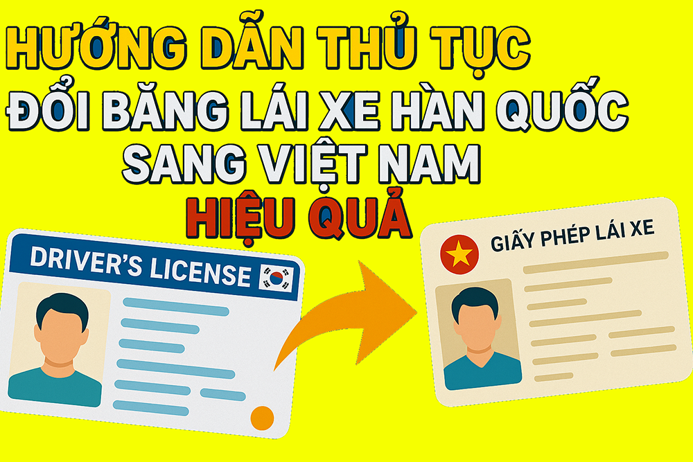 Đổi Bằng Lái Xe Hàn Quốc Sang Việt Nam: Điều Kiện, Hồ Sơ Và Chi Phí (2026) 1