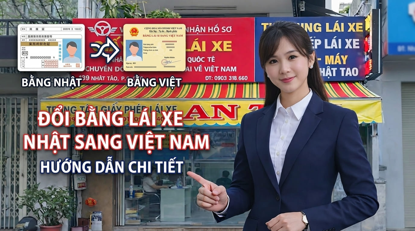Cách đổi bằng lái xe Nhật sang Việt Nam 7