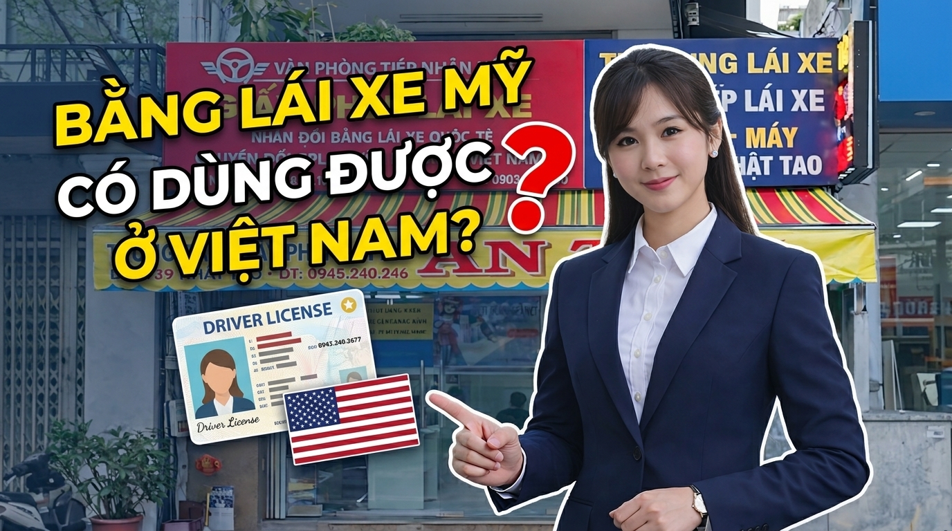 Bằng lái xe ở Mỹ có lái xe được ở Việt Nam không ? 5