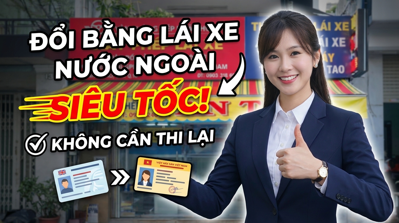 Đổi bằng lái xe nước ngoài sang bằng Việt Nam UY TÍN NHANH CHÓNG 1