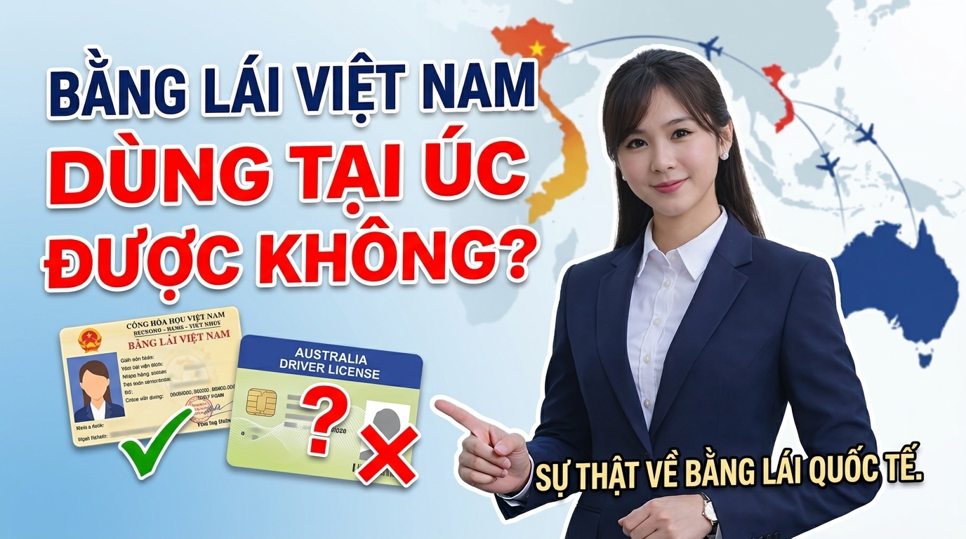 Bằng lái xe Việt Nam có dùng được ở Úc không? 2