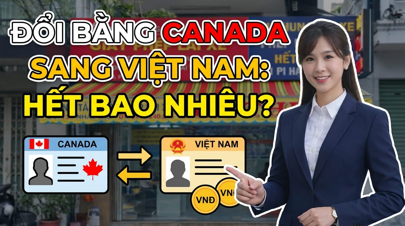 Chi phí đổi bằng lái xe Canada sang Việt Nam bao nhiêu ? 5