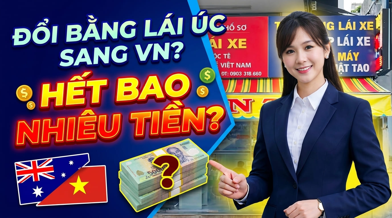 Chi phí đổi bằng lái xe Úc sang Việt Nam bao nhiêu ? 4