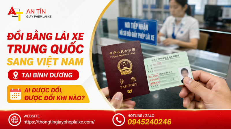 đổi bằng lái Trung Quốc sang Việt Nam đổi bằng lái Trung Quốc sang Việt Nam