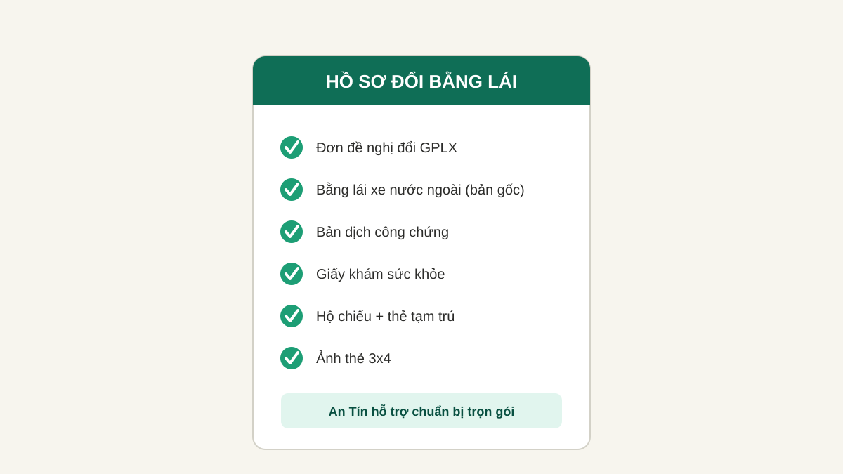  đổi bằng lái xe cho người nước ngoài tại Thủ Đức