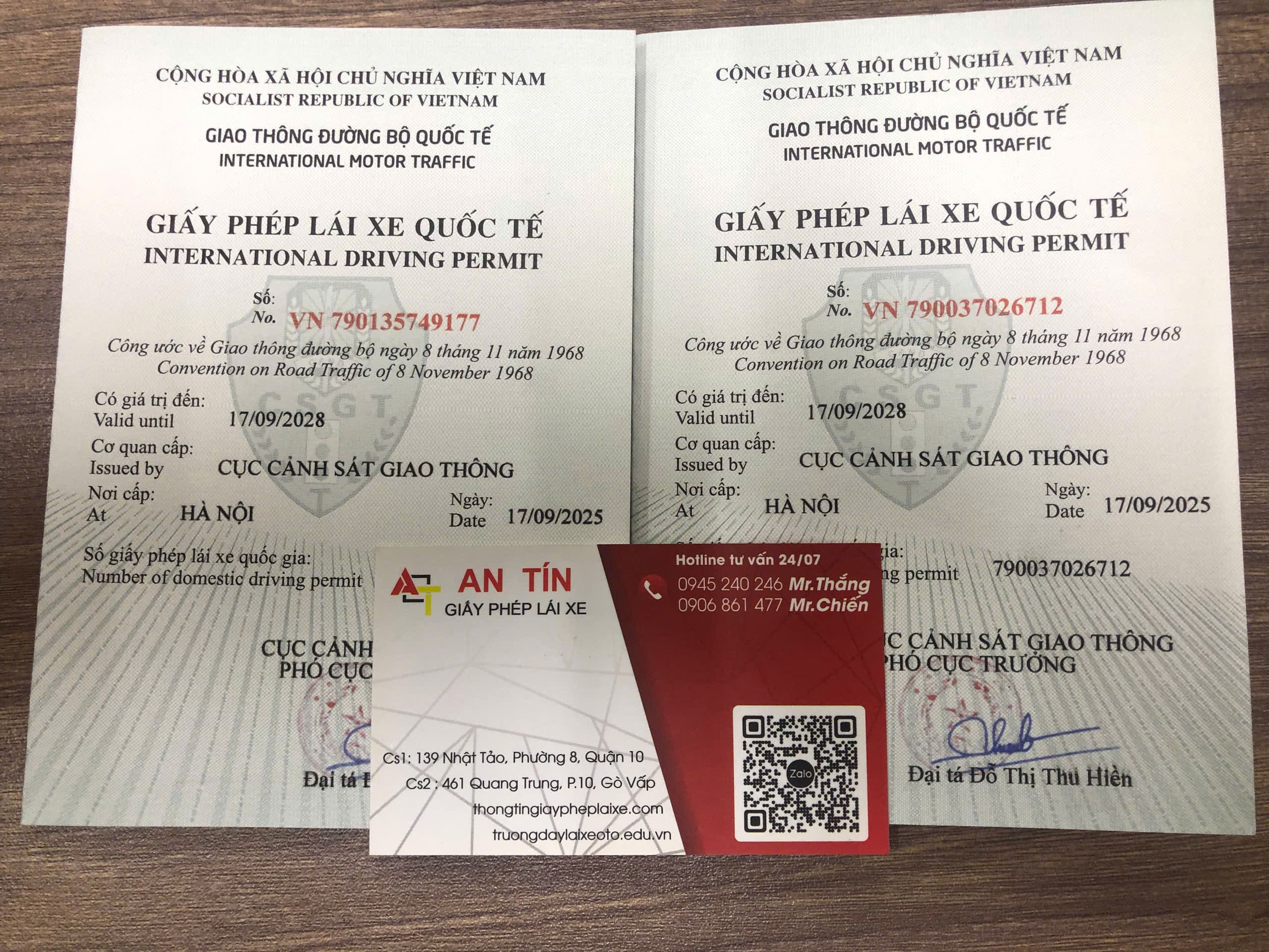 đổi bằng lái xe quốc tế IDP
